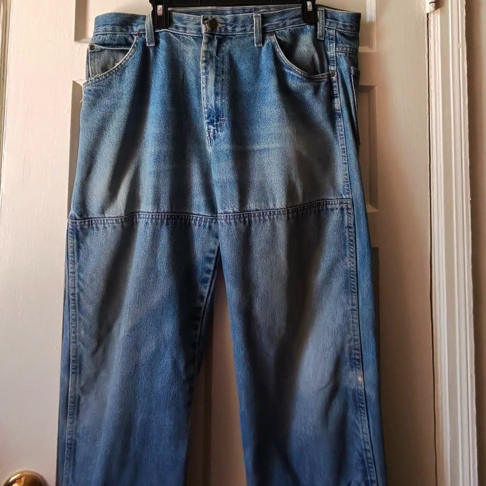 Vintage Dickies Relaxed Fit Jeans W36 - Unisex Light Wash Denim Carpenter Pants